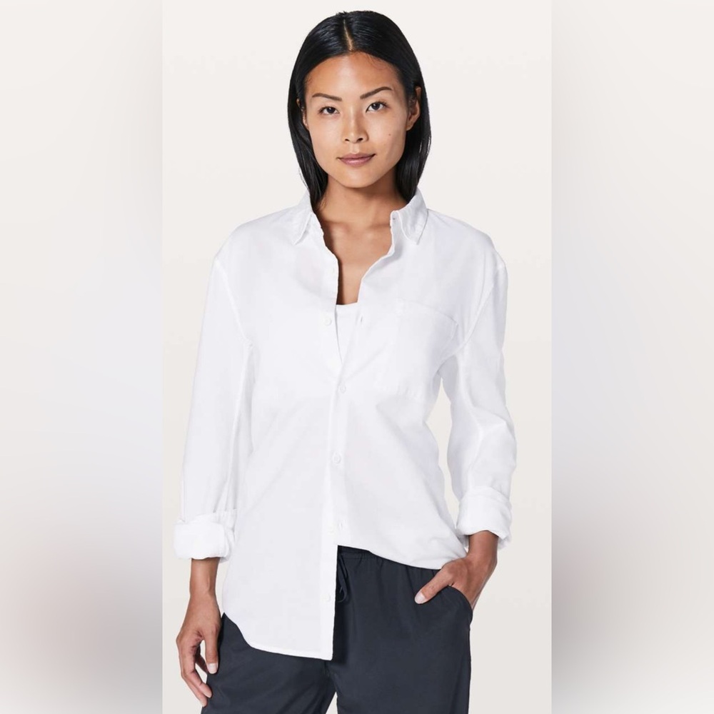 BLACK Lululemon Buttondown